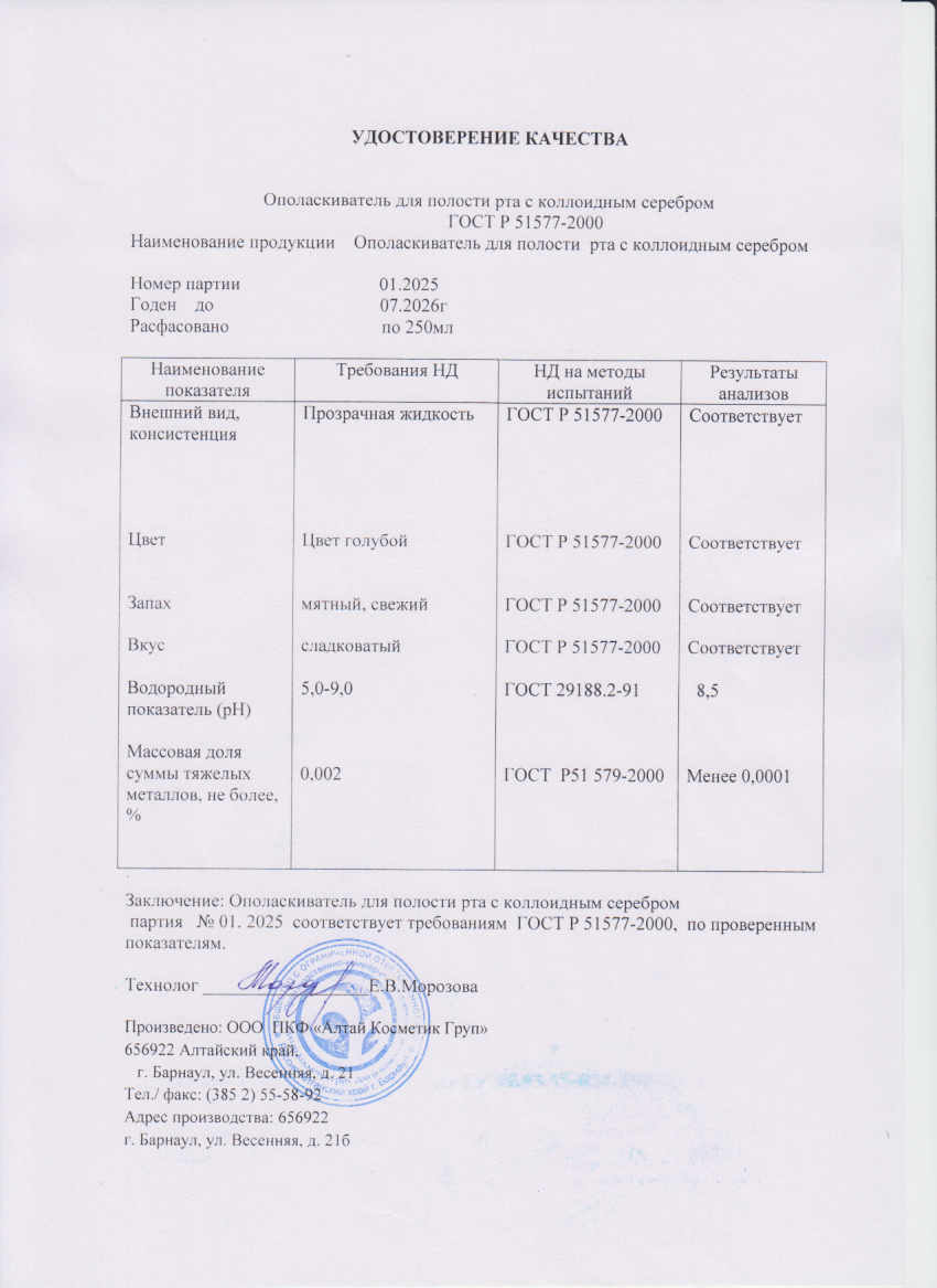 Паспорт №012025